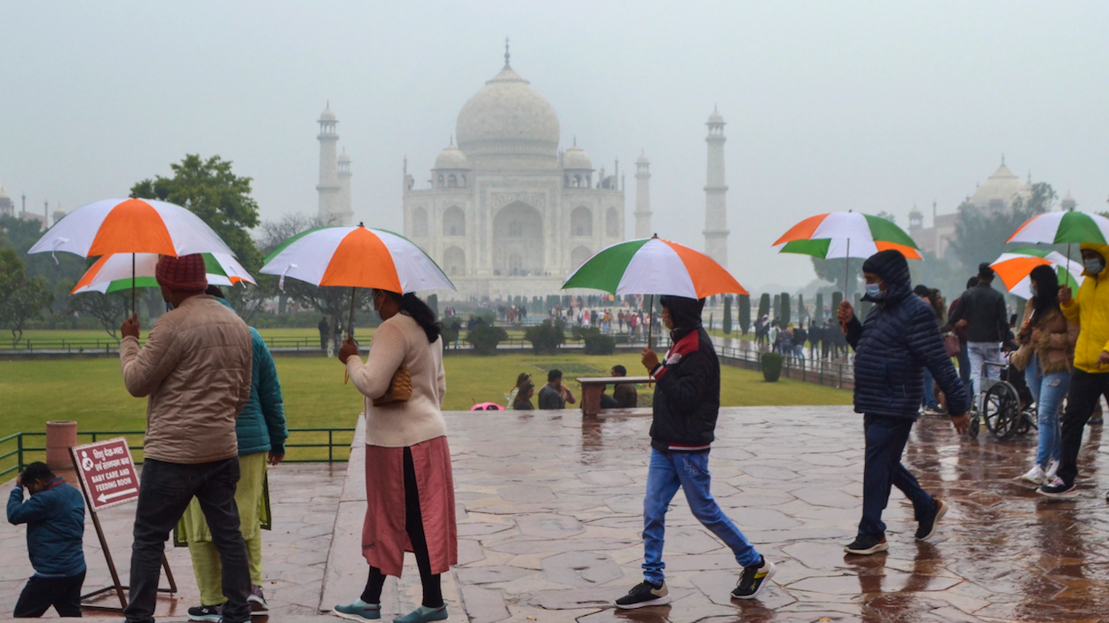 The weather of Agra in Monsoon